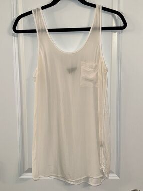 Minimalist Cream Tank – Club Monaco XS Capsule Wardrobe Staple